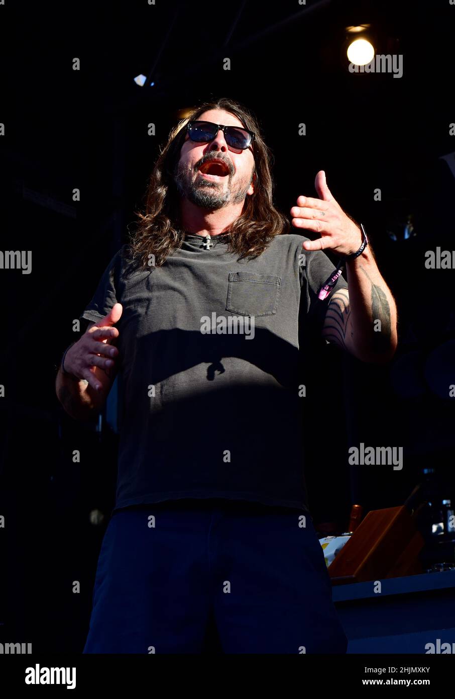 05 settembre 2021 - BottleRock Festival, Napa, California - Dave Grohl sul palcoscenico culinario Foto Stock
