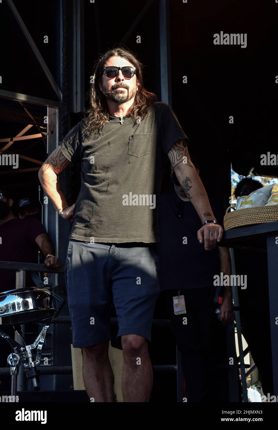 05 settembre 2021 - BottleRock Festival, Napa, California - Dave Grohl sul palcoscenico culinario Foto Stock