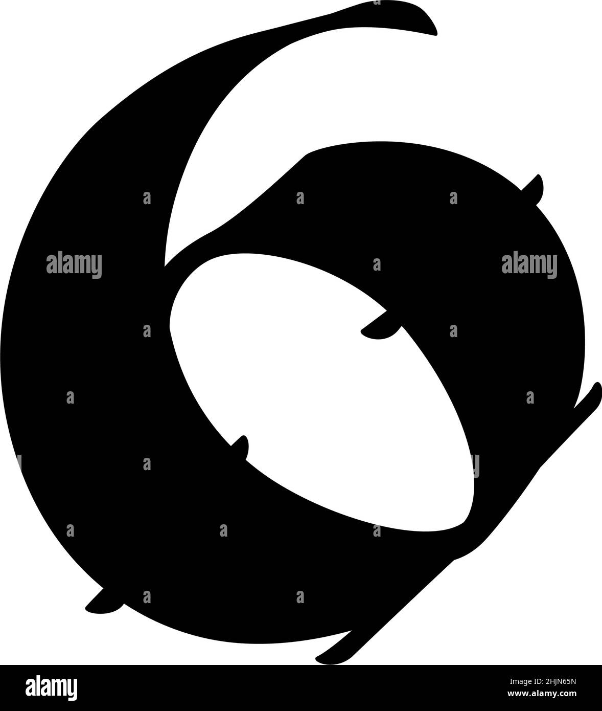 I numeri sono in stile gotico. Vettore. Simboli isolati su sfondo bianco. La calligrafia e scritte. Figure medioevali. Singoli simboli. El Illustrazione Vettoriale