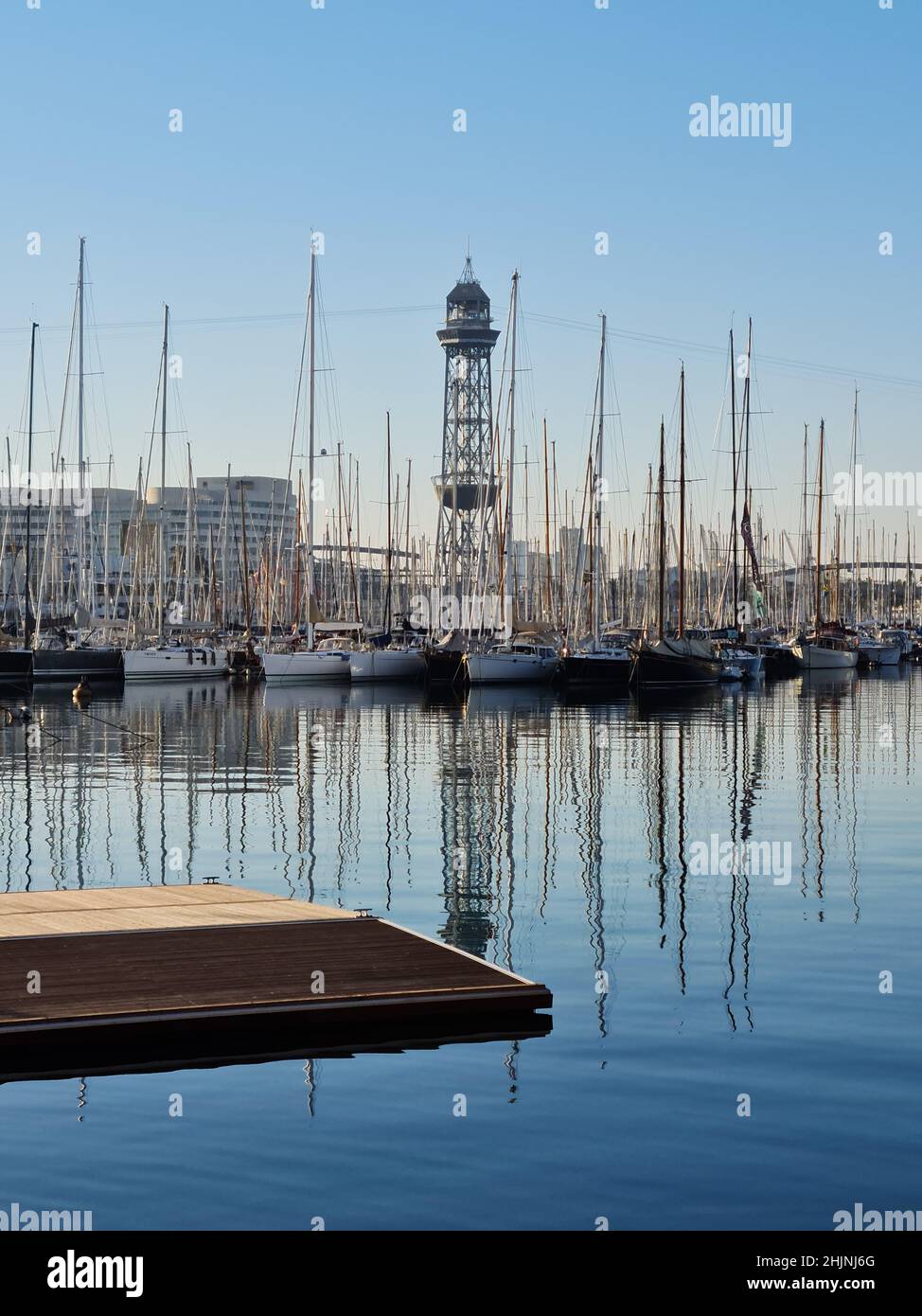 Port Vell. Barcellona, in Catalogna, Spagna. Foto Stock