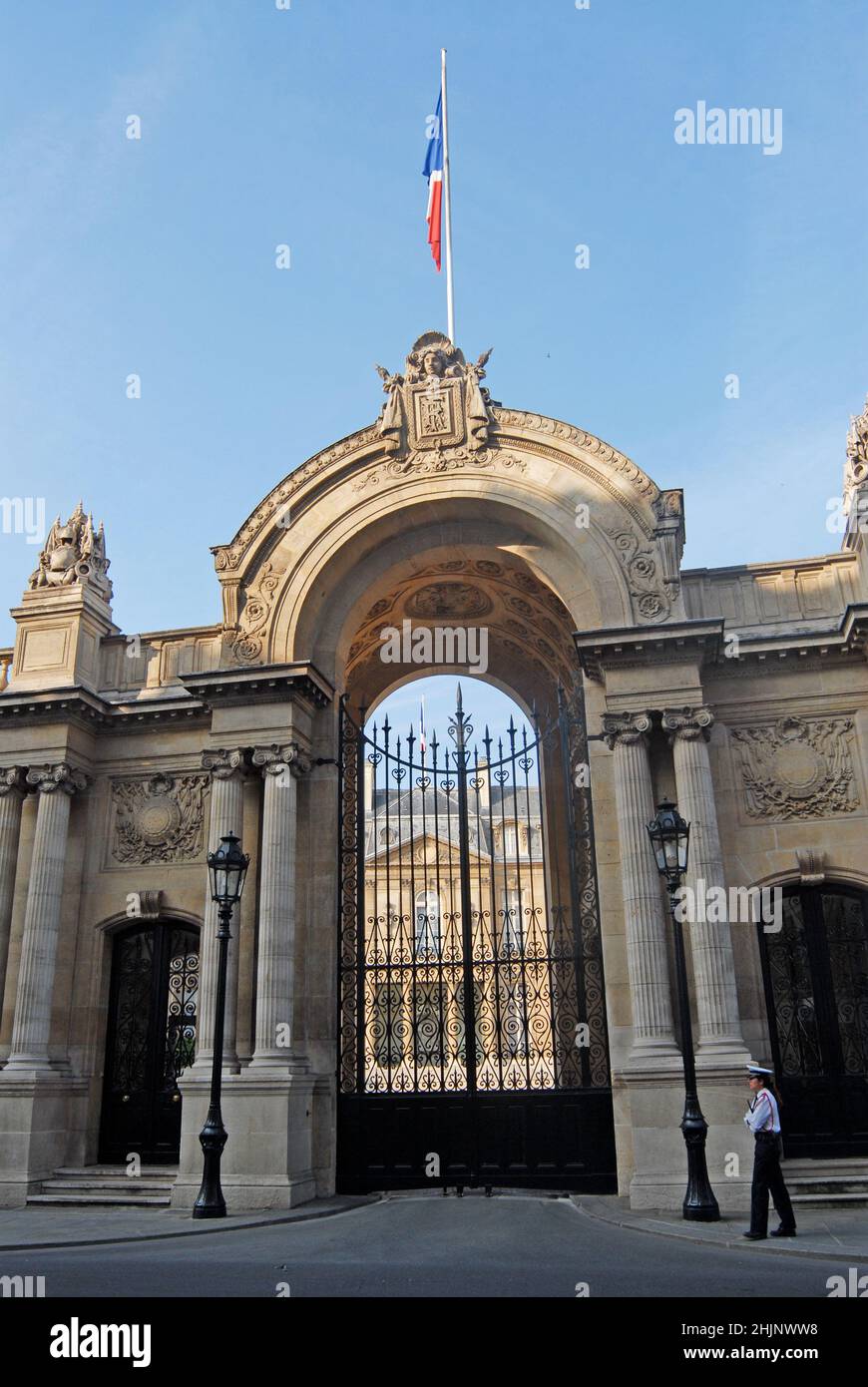 Palazzo dell'Eliseo, Parigi, Francia Foto Stock