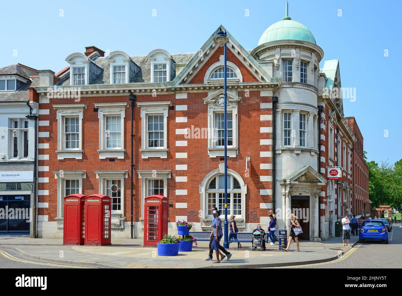 Edificio di uffici postali, Wide Bargate, Boston, Lincolnshire, Inghilterra, Regno Unito Foto Stock