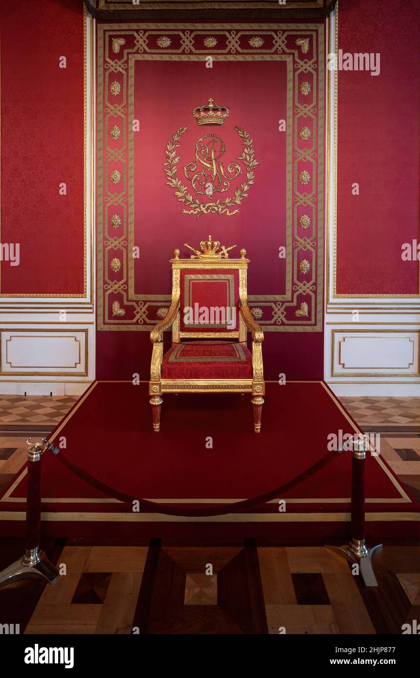 Sala del Consiglio reale al Castello reale di Varsavia - Varsavia, Polonia Foto Stock