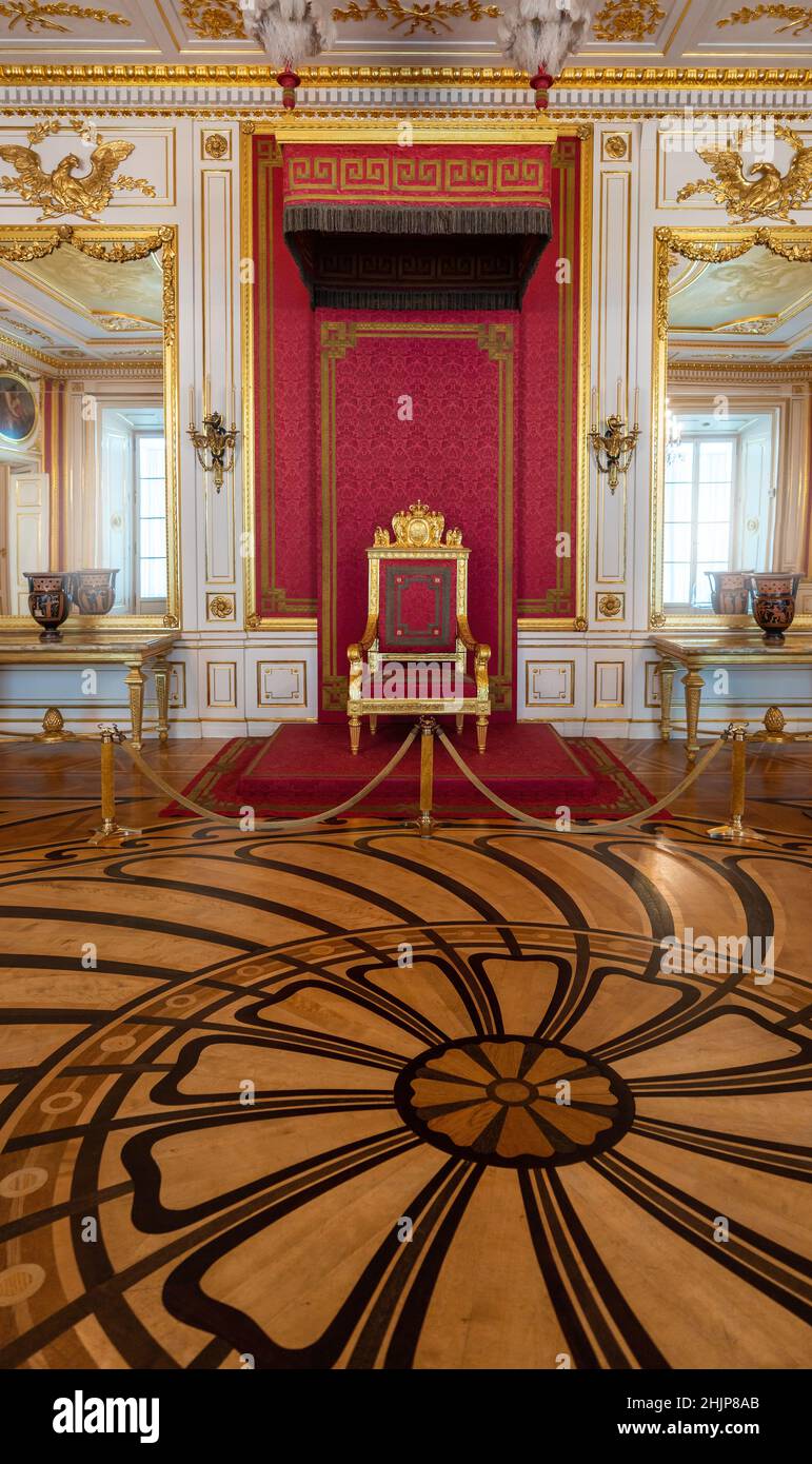 Vecchia Sala dell'udienza al Castello reale di Varsavia - Varsavia, Polonia Foto Stock