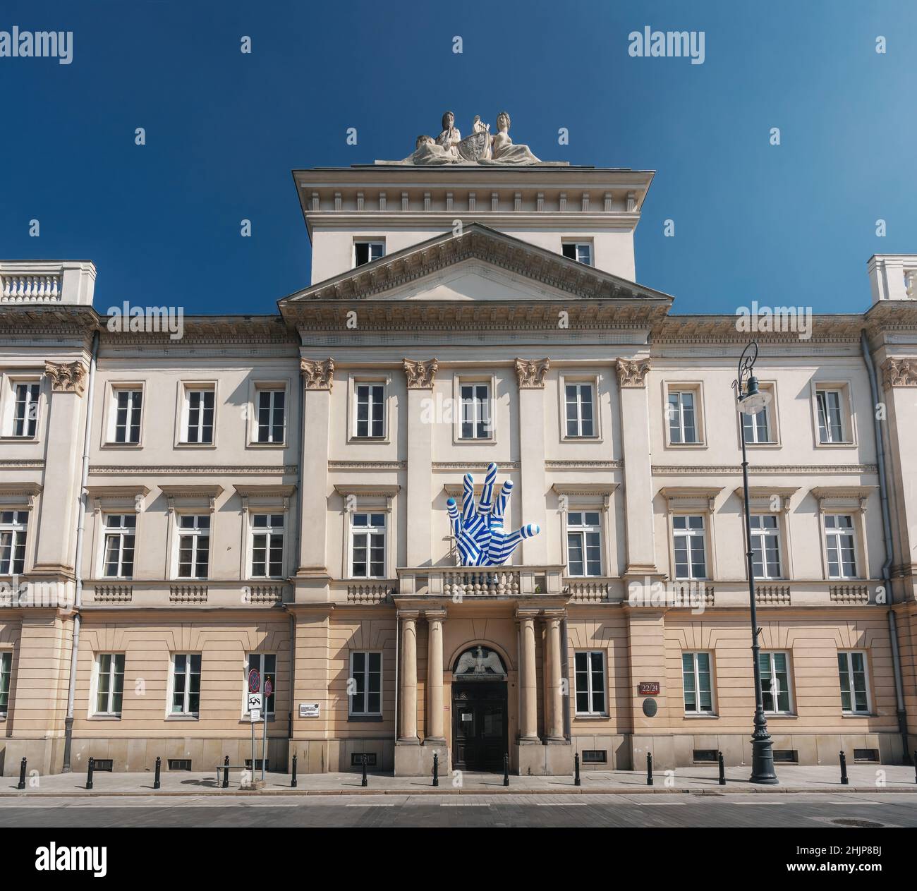 Aleksander Zelwerowicz Accademia Nazionale di Arti drammatiche nel Collegium Nobilium Building - Varsavia, Polonia Foto Stock