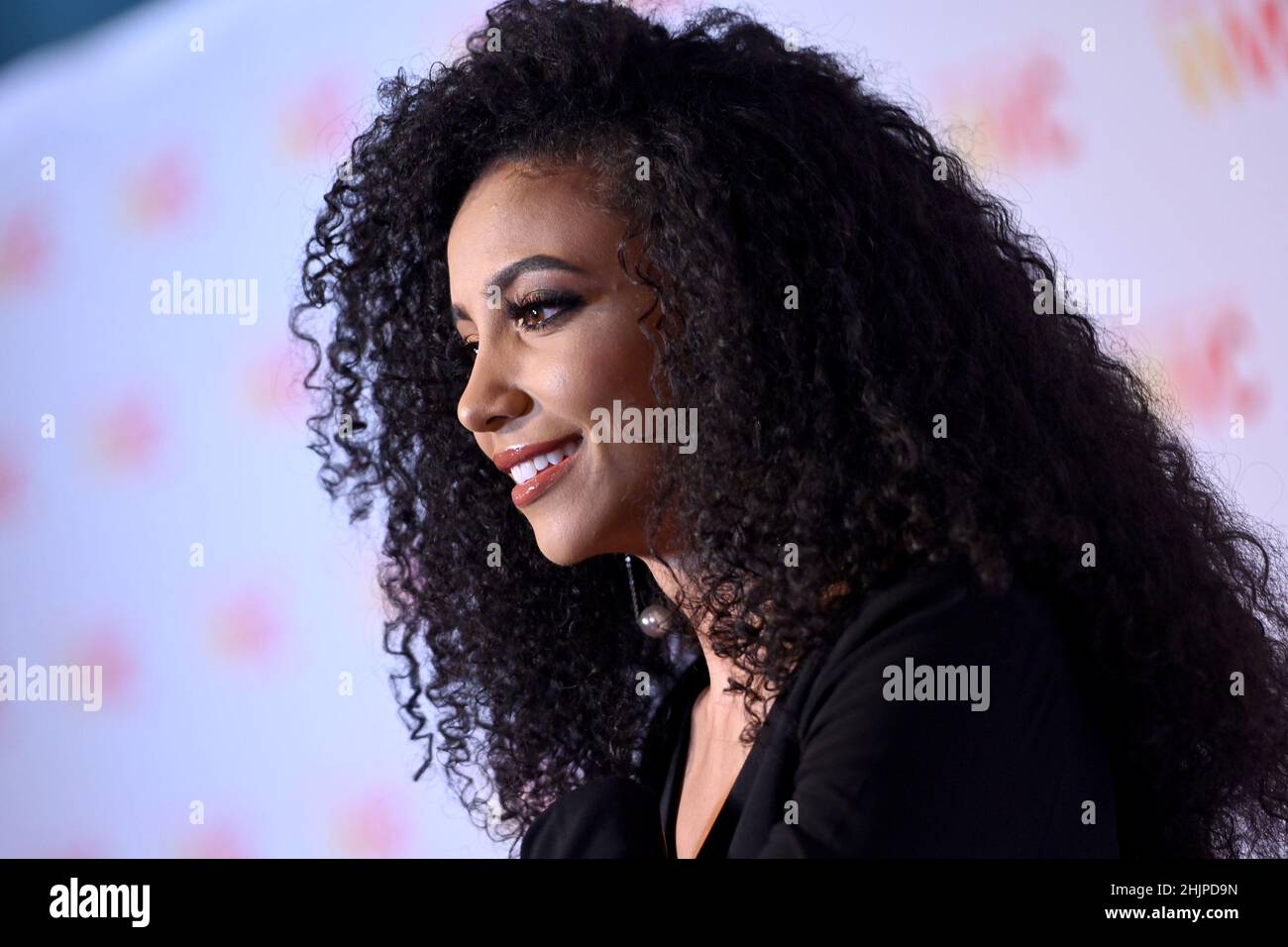 New York, Stati Uniti. 22nd Ott 2019. Miss USA Cheslie Kryst partecipa al Women's Media Center "2019 Women's Media Awards" al Madarin Oriental Hotel di New York, NY, 22 ottobre 2019. (Foto di Anthony Behar/Sipa USA) Credit: Sipa USA/Alamy Live News Foto Stock