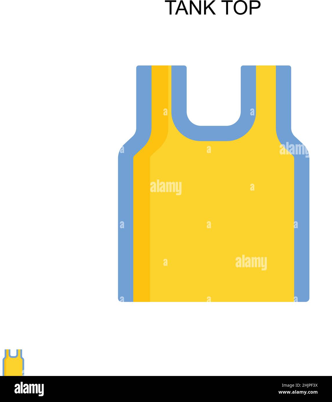 Icona vettore semplice sul serbatoio. Modello di disegno del simbolo di illustrazione per l'elemento dell'interfaccia utente mobile Web. Illustrazione Vettoriale