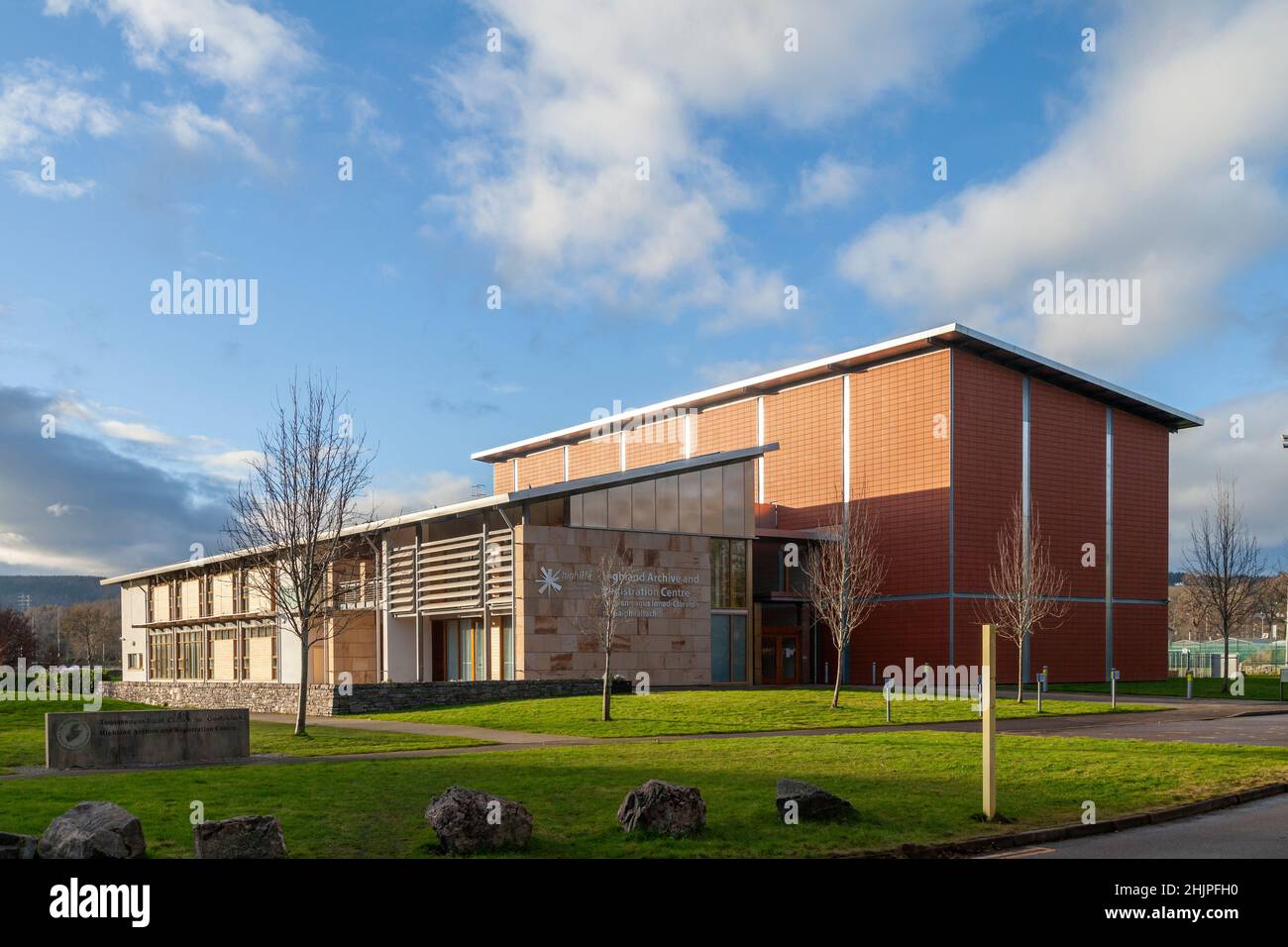 Centro di archiviazione e registrazione Highland Foto Stock