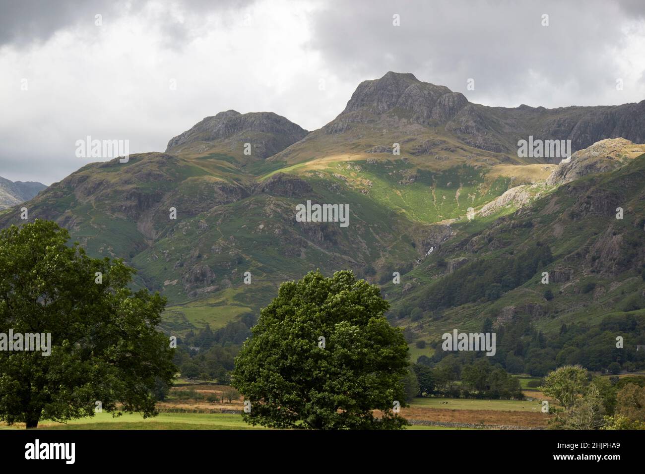 langdale valley, lake district, cumbria, inghilterra, regno unito Foto Stock