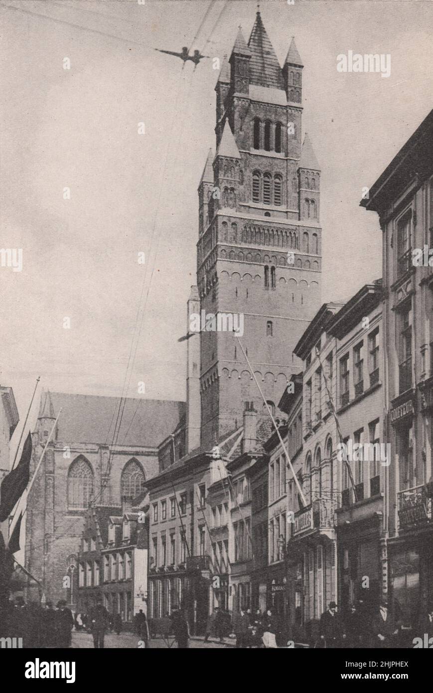 Chiesa di S. Salvatore a Bruges, oggi Cattedrale. Belgio (1923) Foto Stock