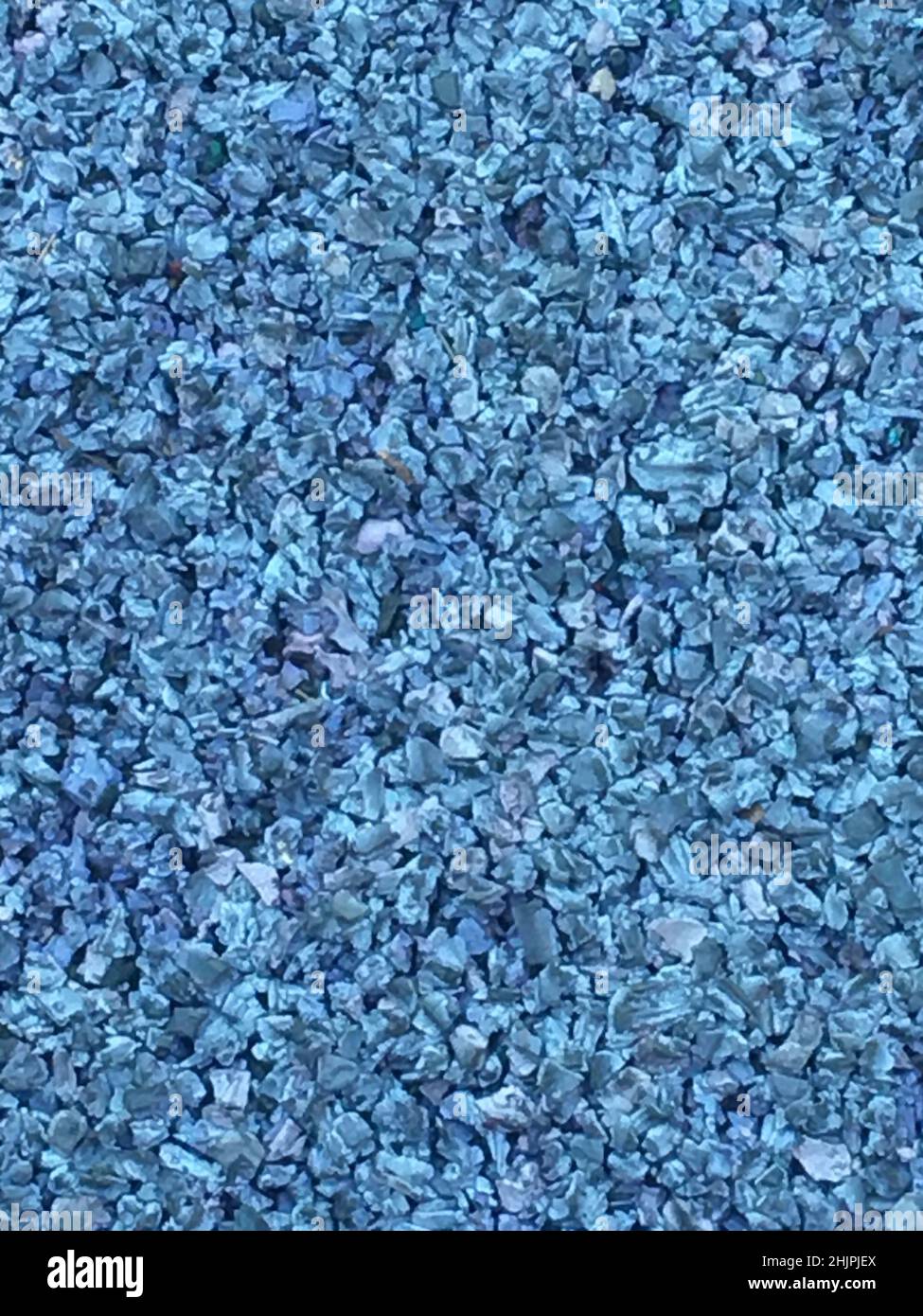 Pavimento in gomma a due colori per un terreno di gioco Foto Stock