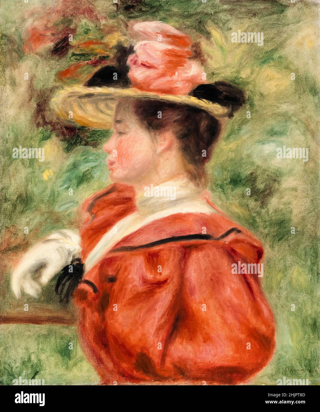Pierre Auguste Renoir pittura, Donna con amore, 1893-1895 Foto Stock
