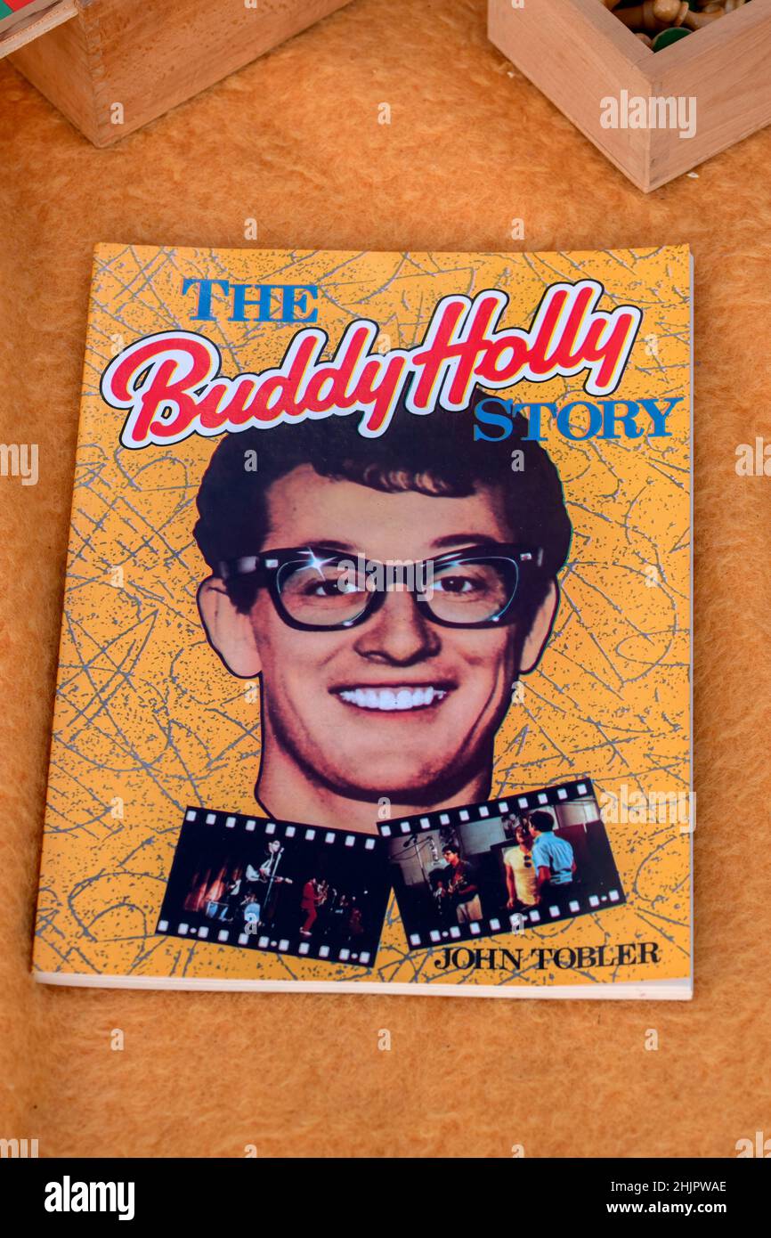 John Tobler The Buddy Holly Book at Amsterdam Paesi Bassi 28-1-2022 Foto Stock