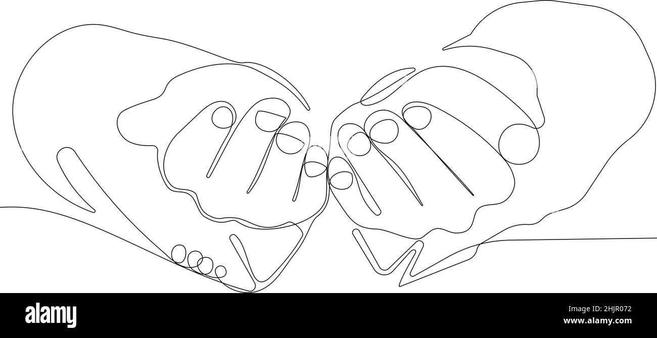 cura nelle mani umane Illustrazione Vettoriale