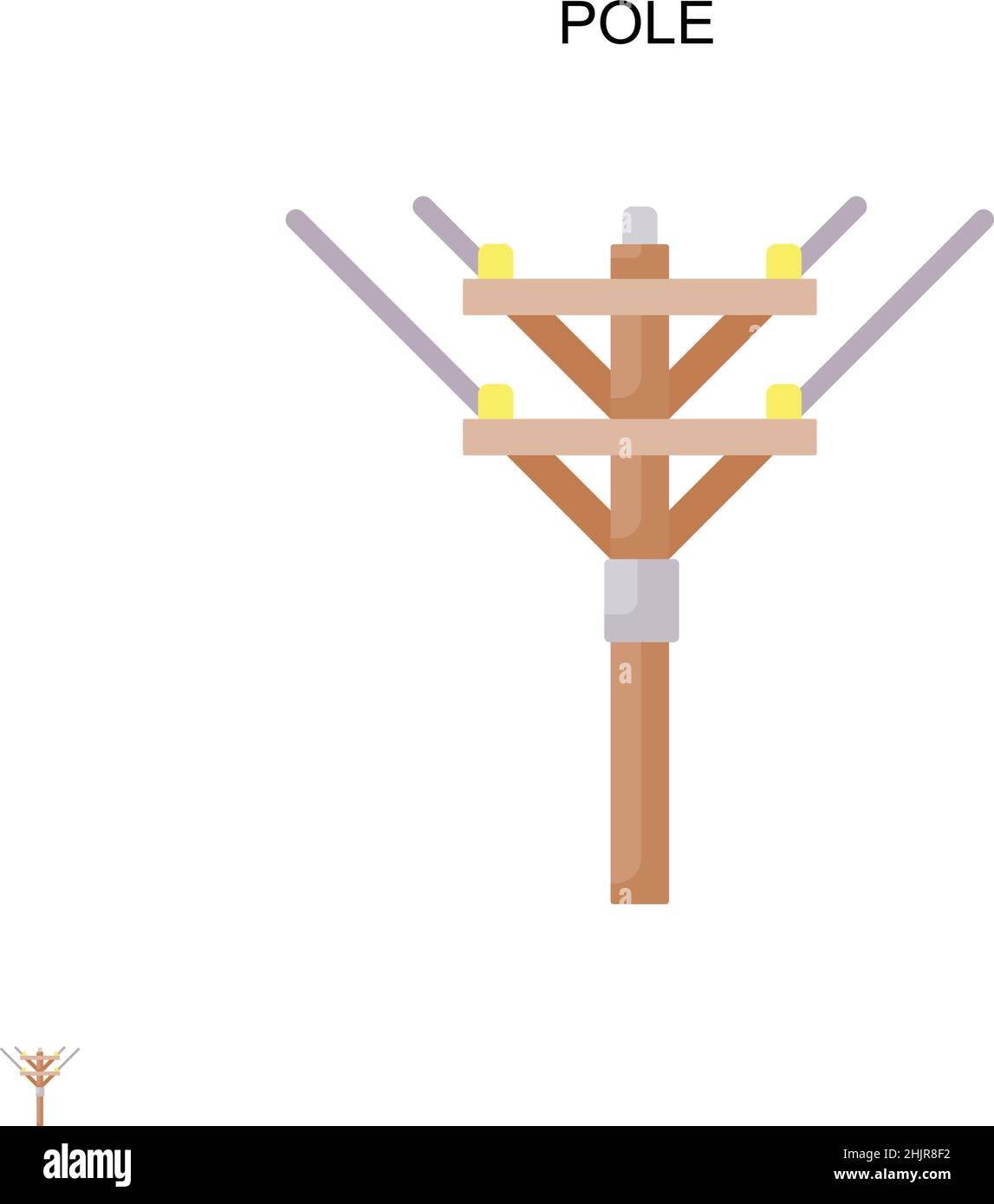 Polo semplice vettore icona. Modello di disegno del simbolo di illustrazione per l'elemento dell'interfaccia utente mobile Web. Illustrazione Vettoriale