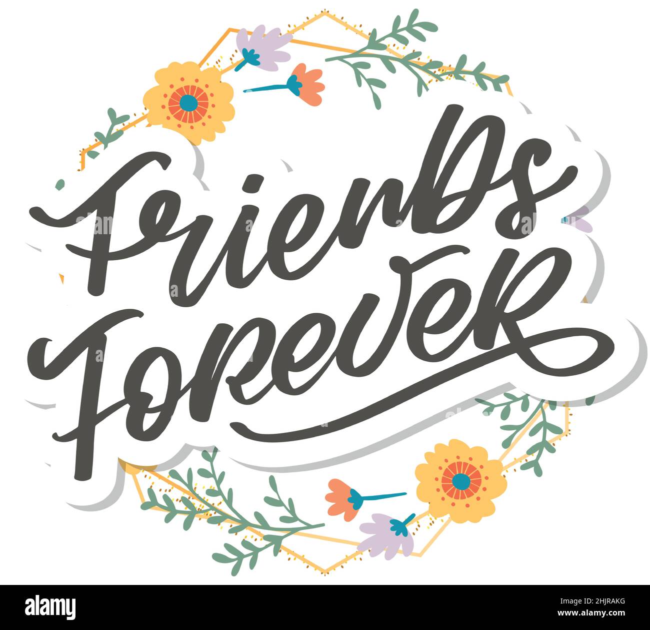 soul sorella con cuore scritta design migliore amico preewer bff betties Illustrazione Vettoriale