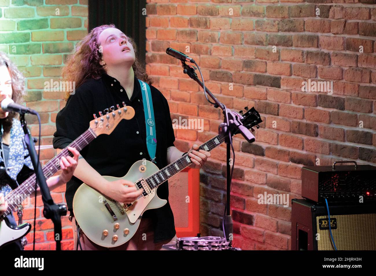 Treviglio Italy 27 January 2022 VIADELLIRONIA - Band ART Rock - Live at Revel Theatre Treviglio © Andrea Ripamonti / Alamy Foto Stock