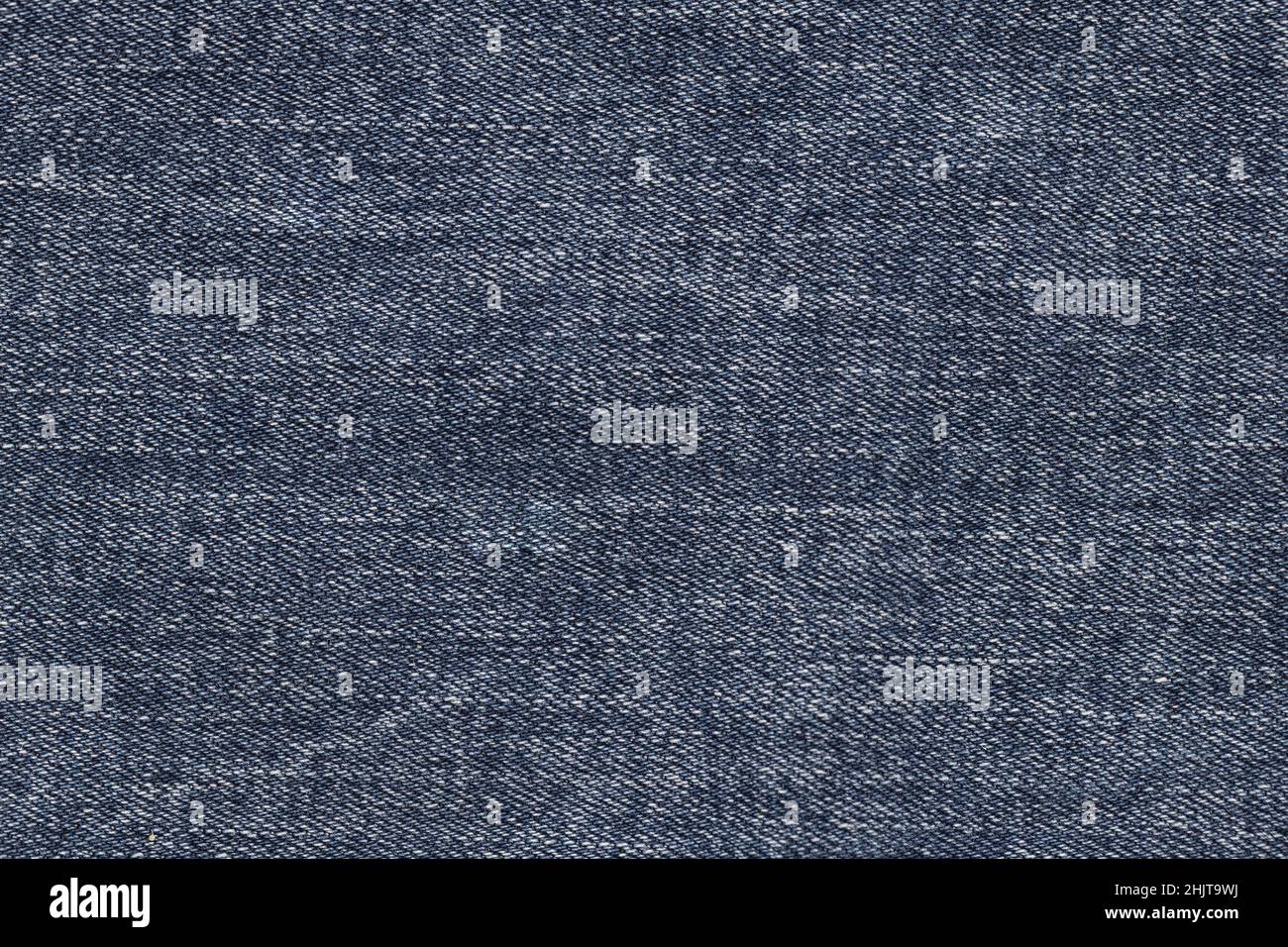 Primo piano tessuto jeans blu Foto Stock