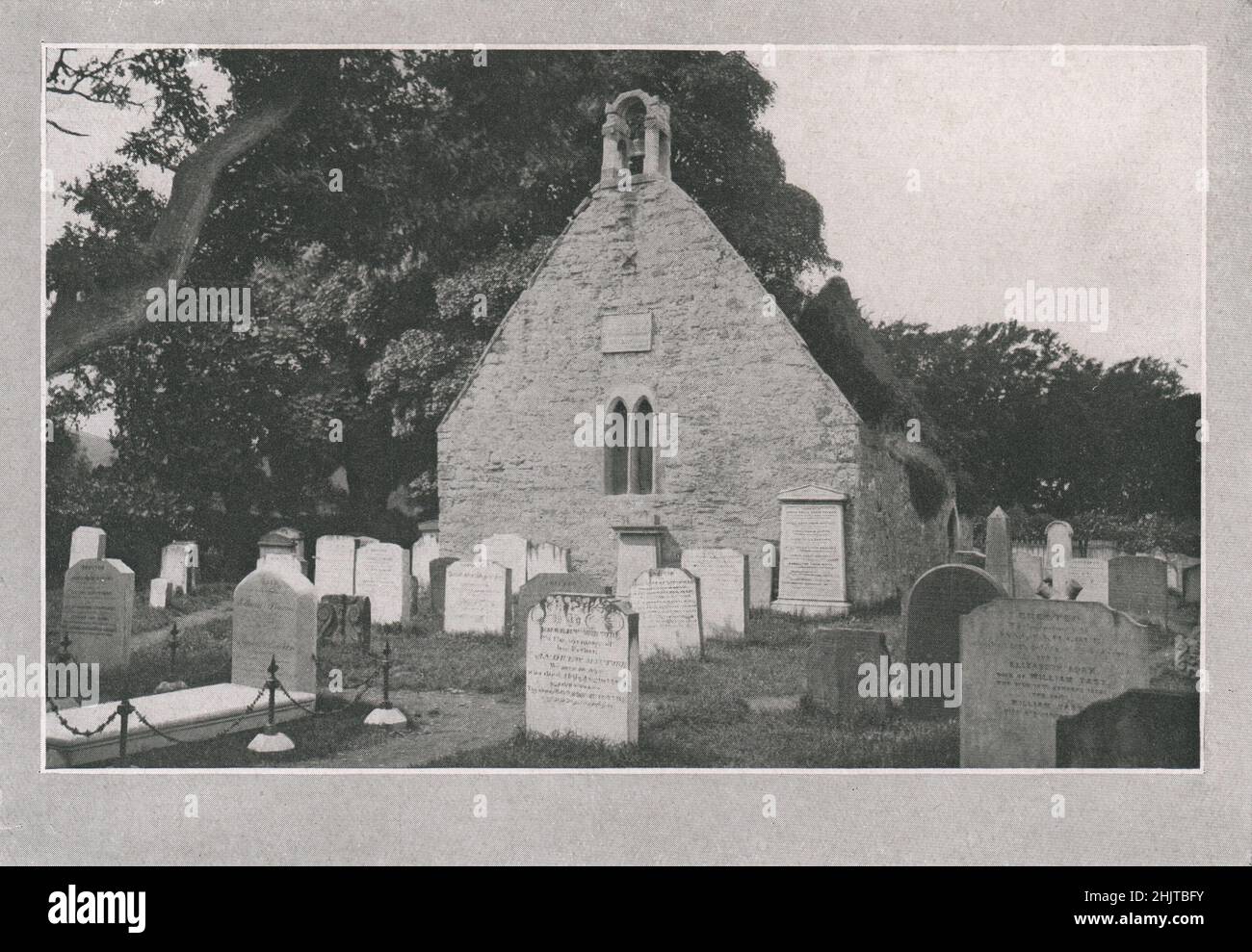 Auld Alloway Kirk. Ayrshire (1913) Foto Stock