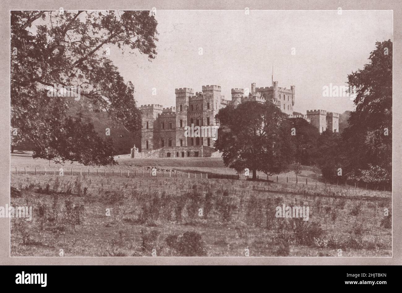Castello di Loudoun. Ayrshire (1913) Foto Stock