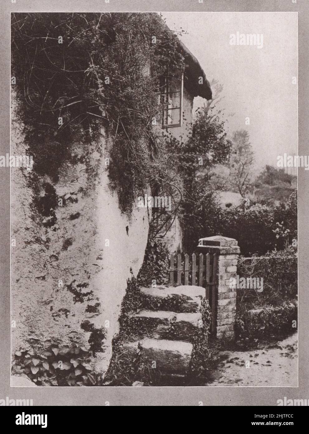 Cockington Village. Devonshire (1913) Foto Stock