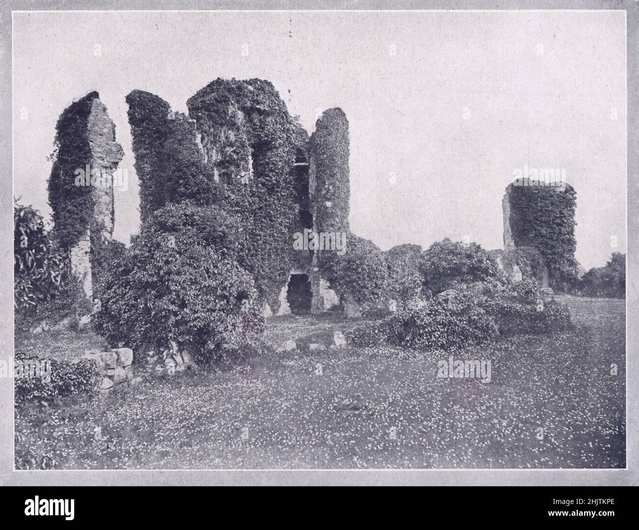 Castello di Crom, Lough Erne. Contea di Fermanagh (1913) Foto Stock