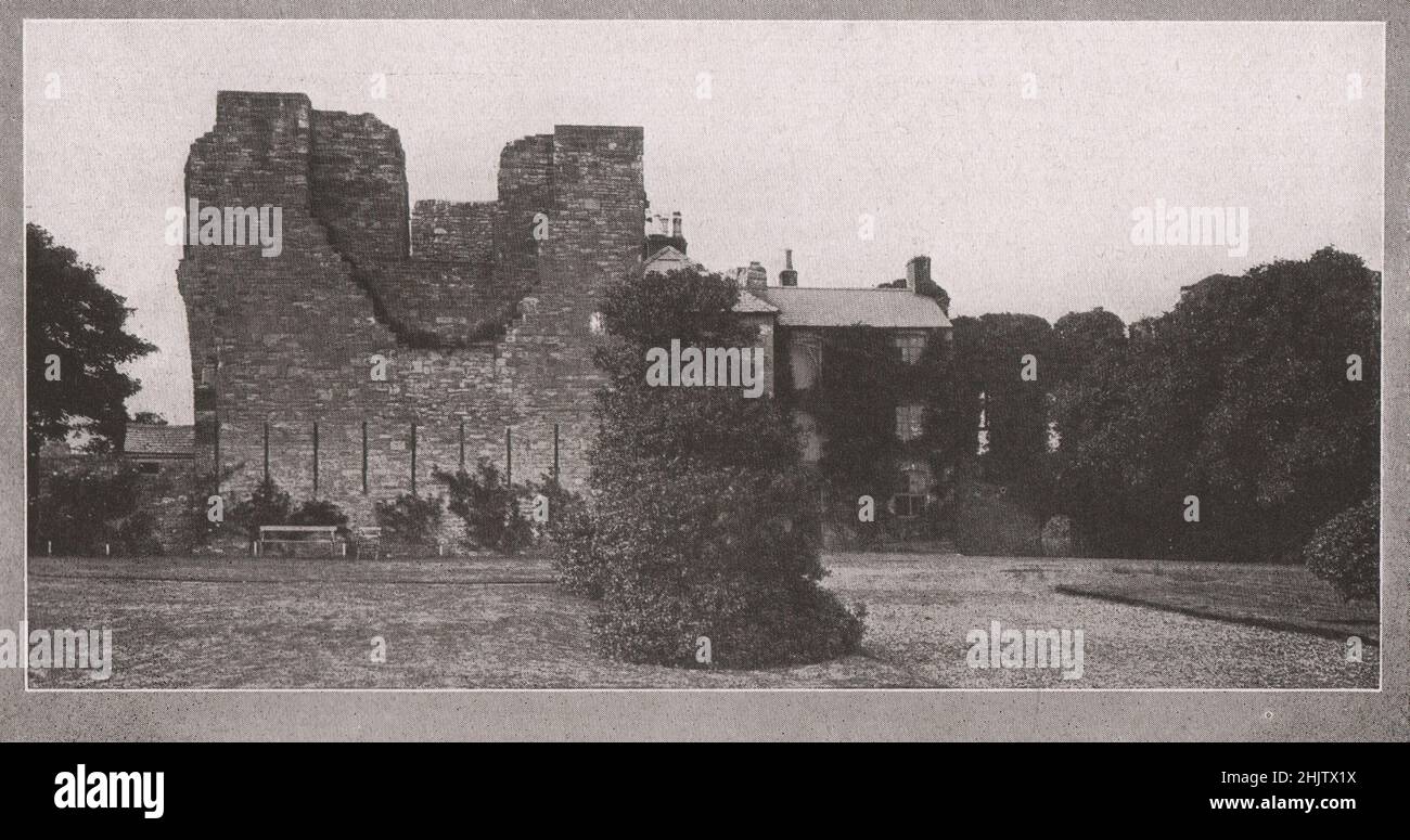 Rovine dell'abbazia, Leicester. Leicestershire (1913) Foto Stock