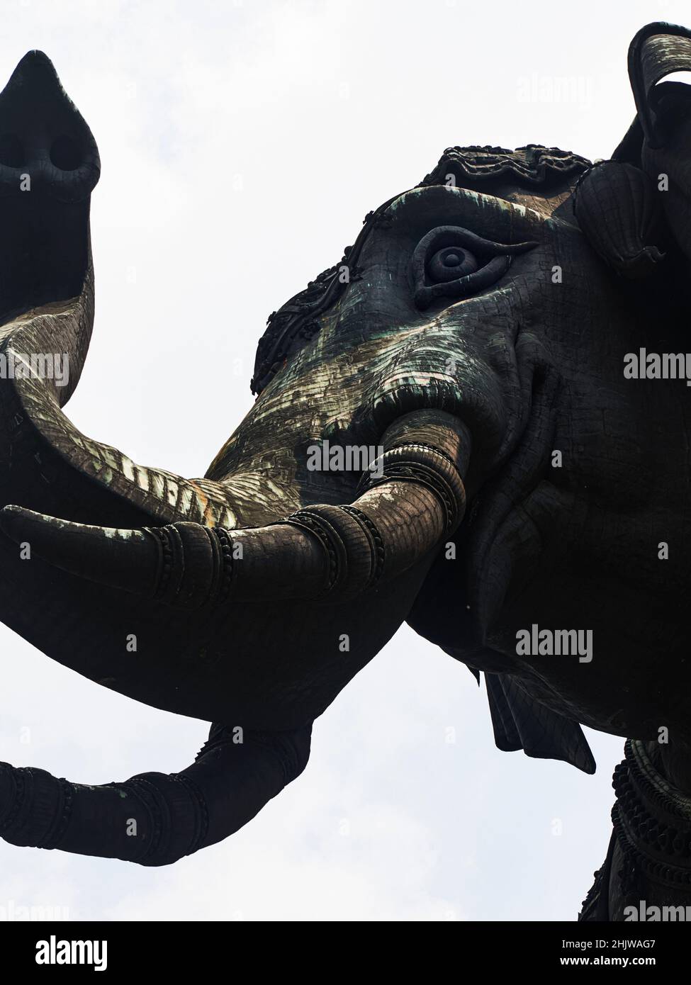 Statua di Buddha di elefante tailandese in Thailandia, Pattaya Foto Stock