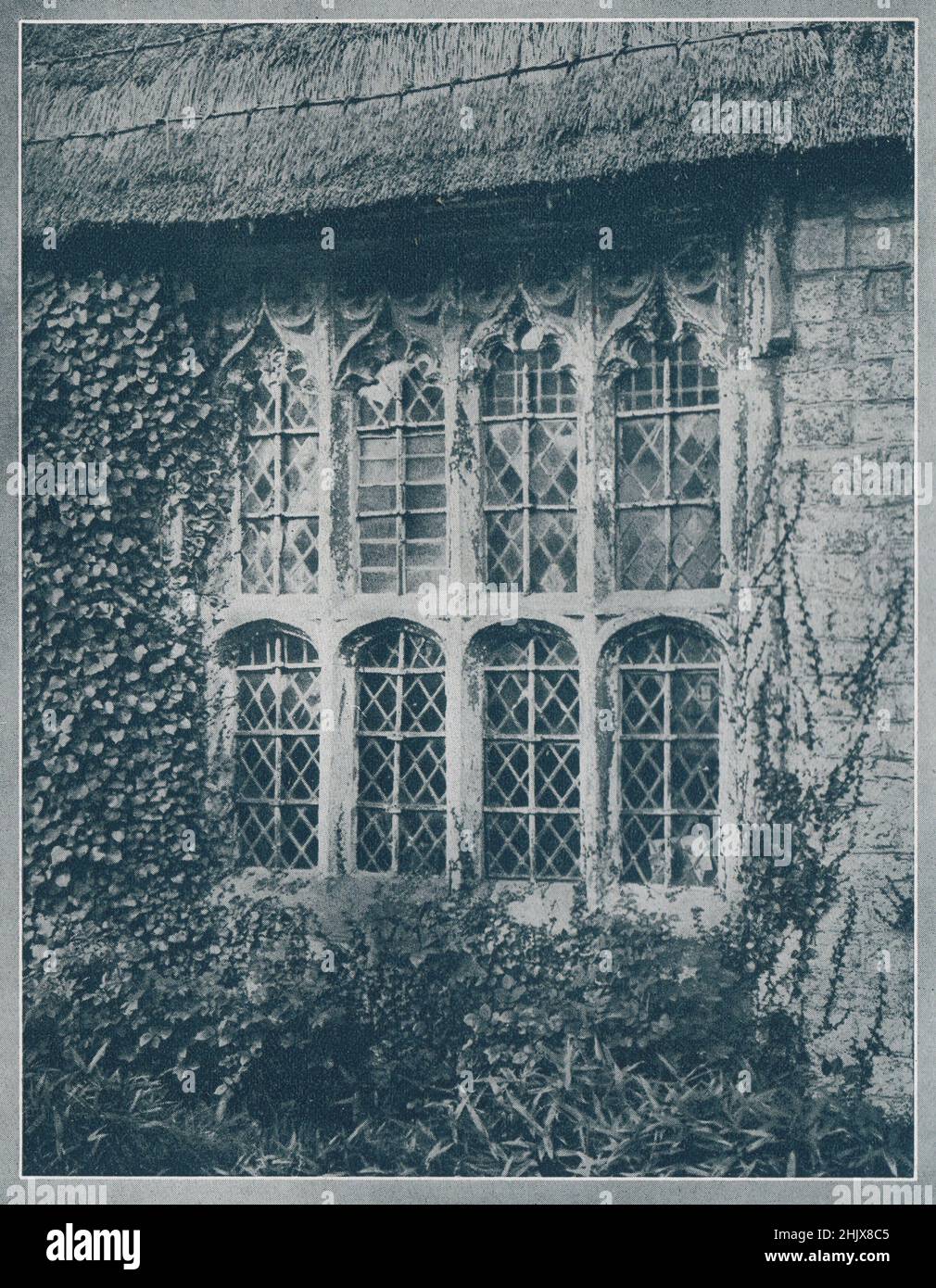 Casa del sacerdote, Muchelney . Somersetshire (1923) Foto Stock