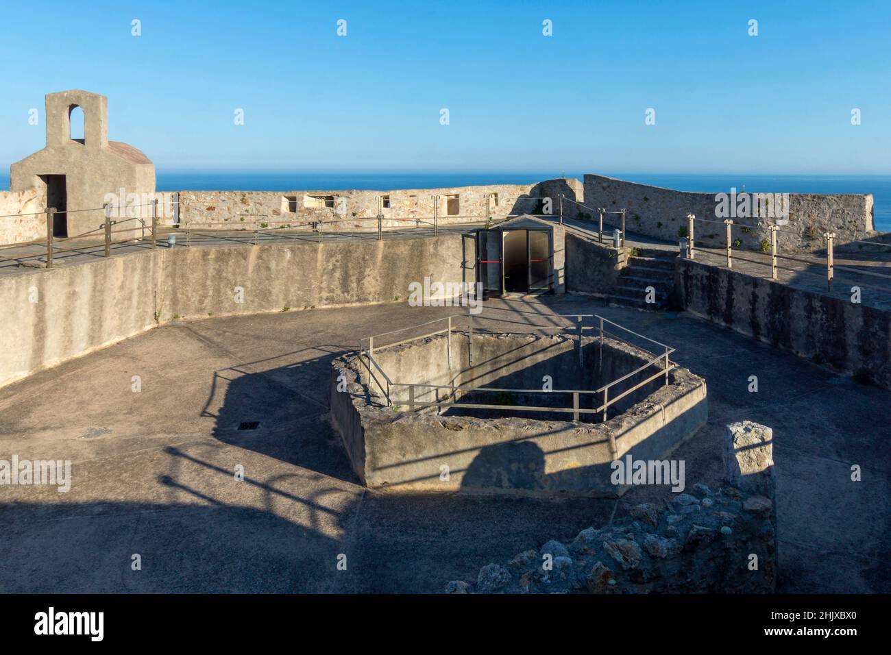 Fortezza di Forte Stella, Monte Argentario, Toscana, Italia, Europa Foto Stock