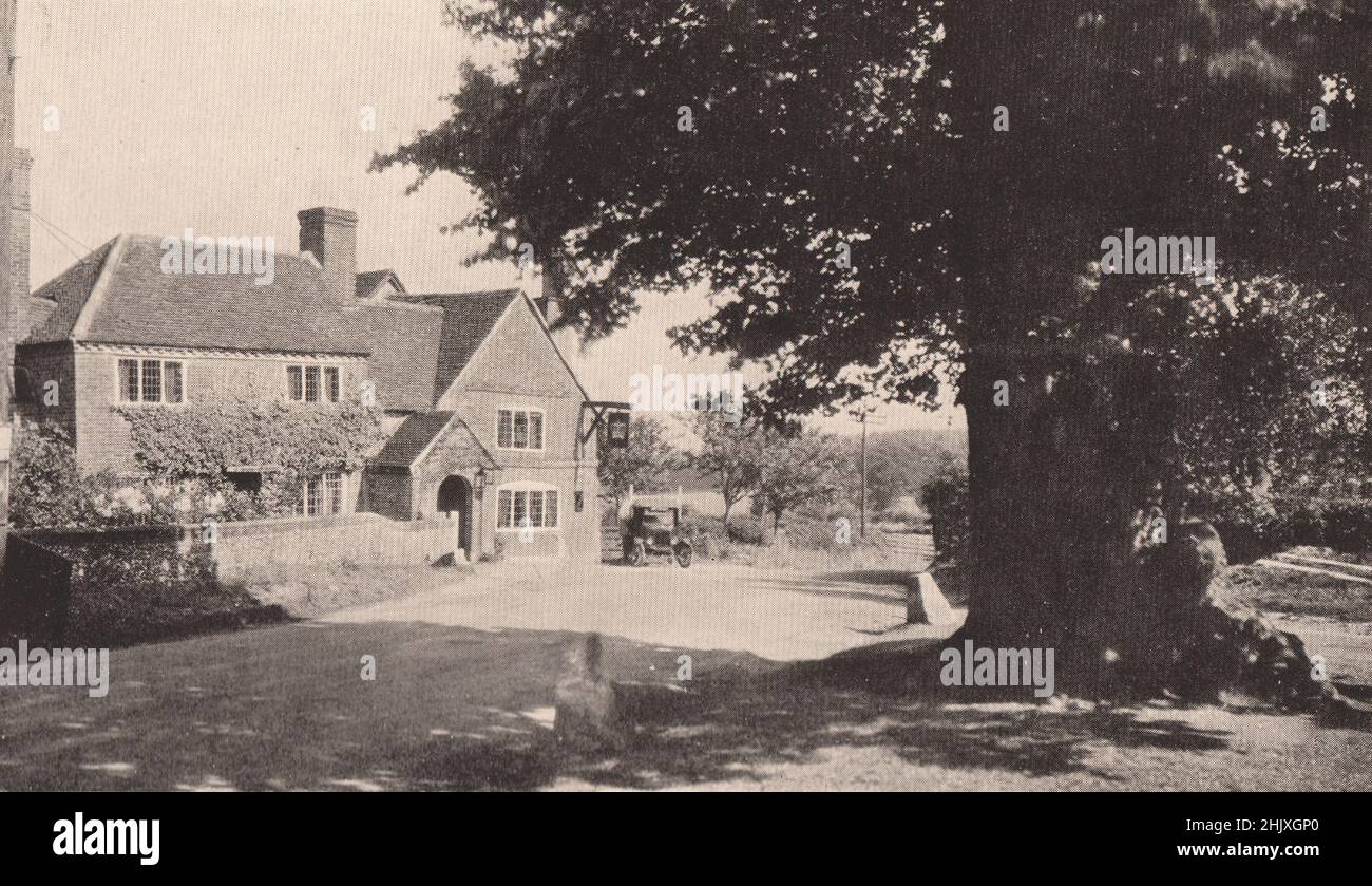 Su Naphill comune. Buckinghamshire (1932) Foto Stock