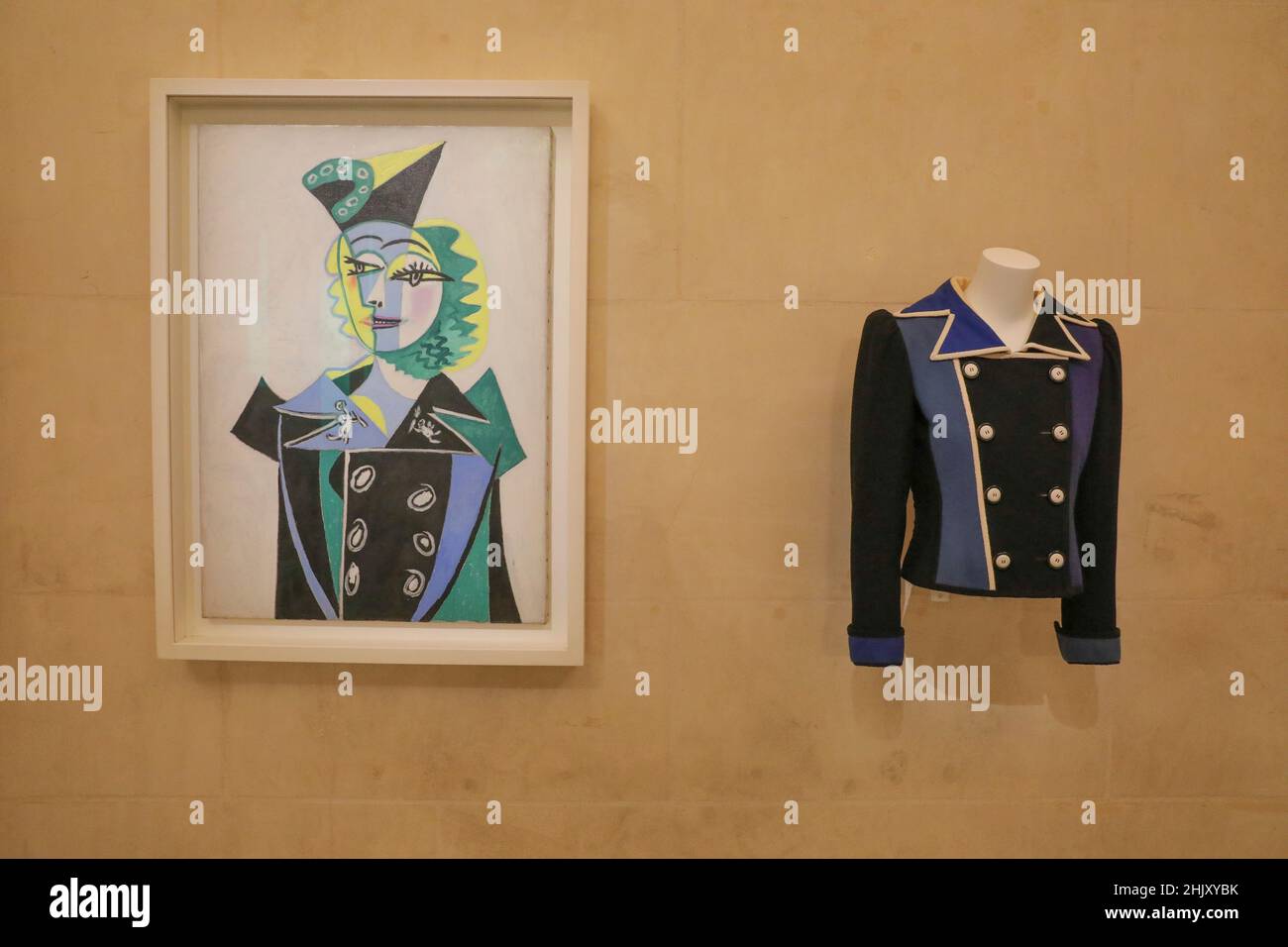 YVES SAINT LAURENT AL MUSEO PICASSO-PARIS Foto Stock