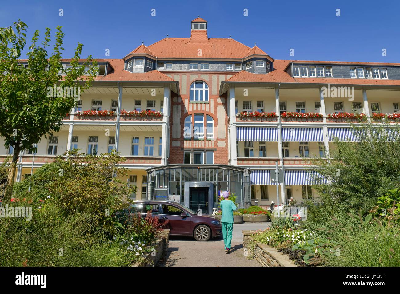 Urologische Klinik, Universitätsklinikum Düsseldorf UKD, Moorenstraße, Düsseldorf, Nordrhein-Westfalen, Deutschland Foto Stock