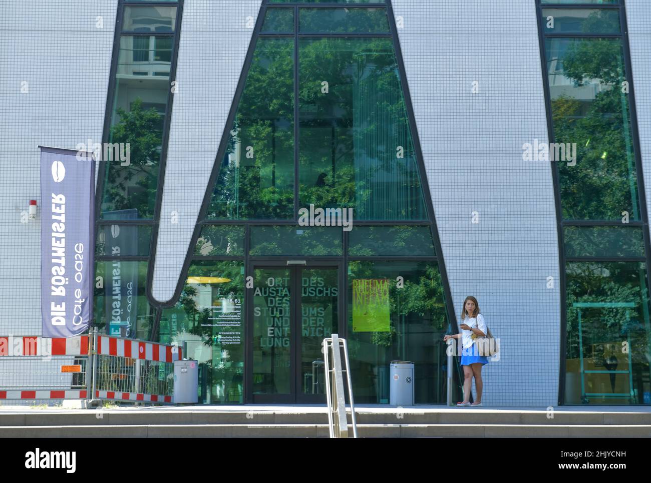 O.A.S.E. 'Ort des Austauschs, des Studiums und der Entwicklung', Universitätsklinikum Düsseldorf UKD, Moorenstraße, Düsseldorf, Renania settentrionale-Vestfalia, D Foto Stock