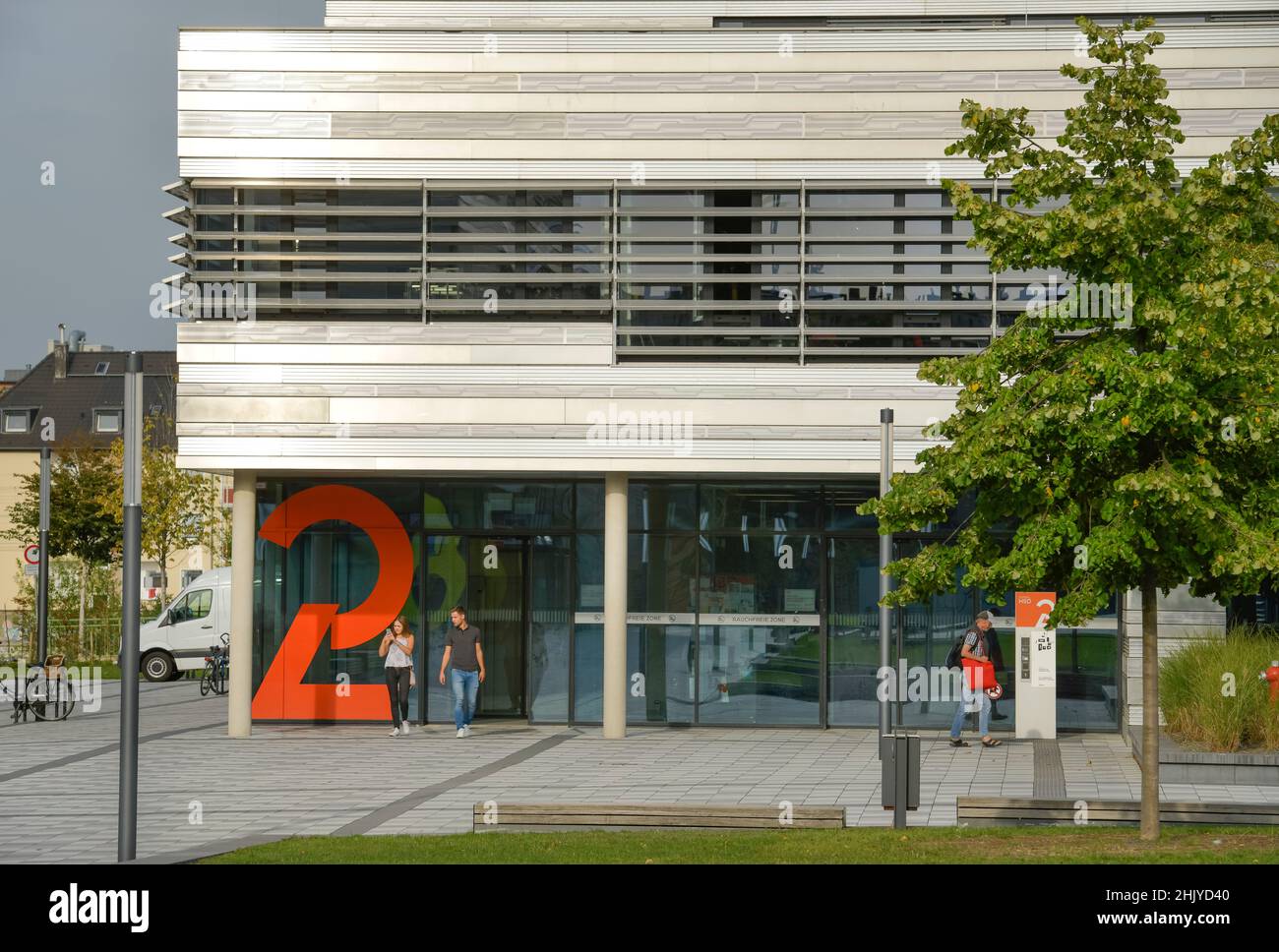 Hochschule Düsseldorf HSD, Münsterstraße, Düsseldorf, Nordrhein-Westfalen, Deutschland Foto Stock