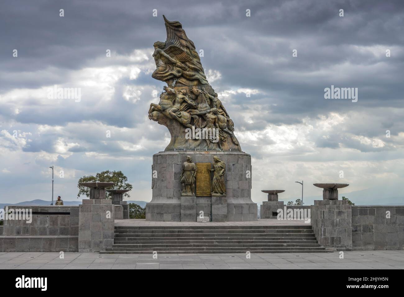 Monumento a la Victoria del 5 de Mayo, Puebla, Mexiko Foto Stock