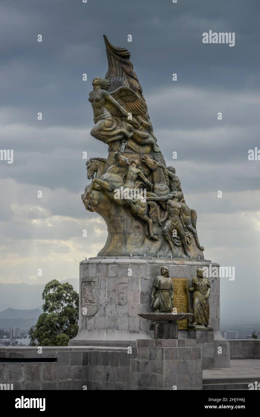 Monumento a la Victoria del 5 de Mayo, Puebla, Mexiko Foto Stock