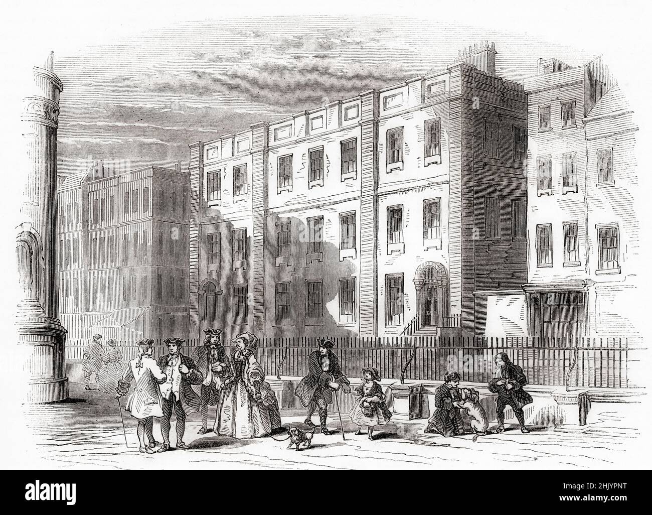 Convocation House, Oxford, Inghilterra. Dalla storia illustrata dell'Inghilterra di Cassell, pubblicato c.1890. Foto Stock