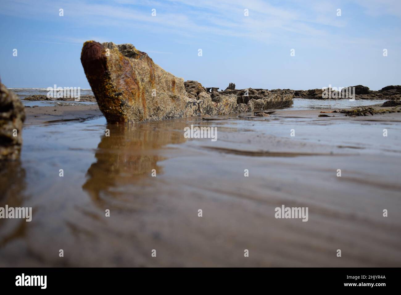 Seaton Carew naufragio Foto Stock