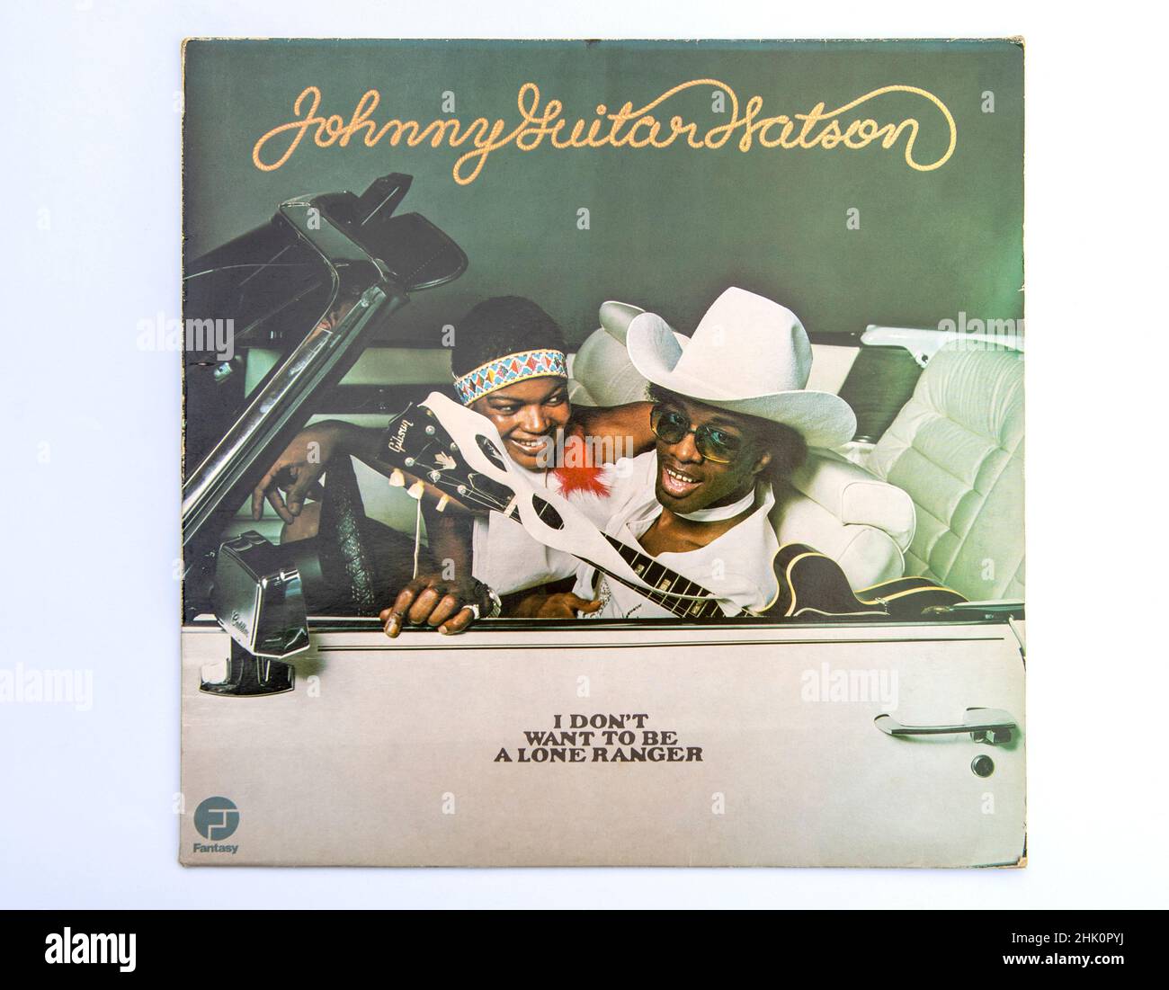 Copertina LP di i Don't Want to Be A Lone Ranger di Johnny Guitar Watson, pubblicata nel 1975 Foto Stock