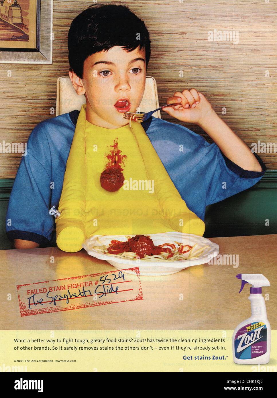 Annuncio nel numero di settembre 2001 della rivista mensile 'Ladies Home Journal', USA Foto Stock