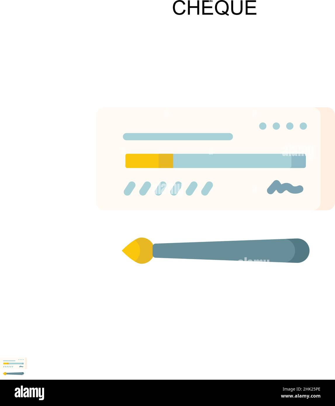 Selezionare icona vettore semplice. Modello di disegno del simbolo di illustrazione per l'elemento dell'interfaccia utente mobile Web. Illustrazione Vettoriale