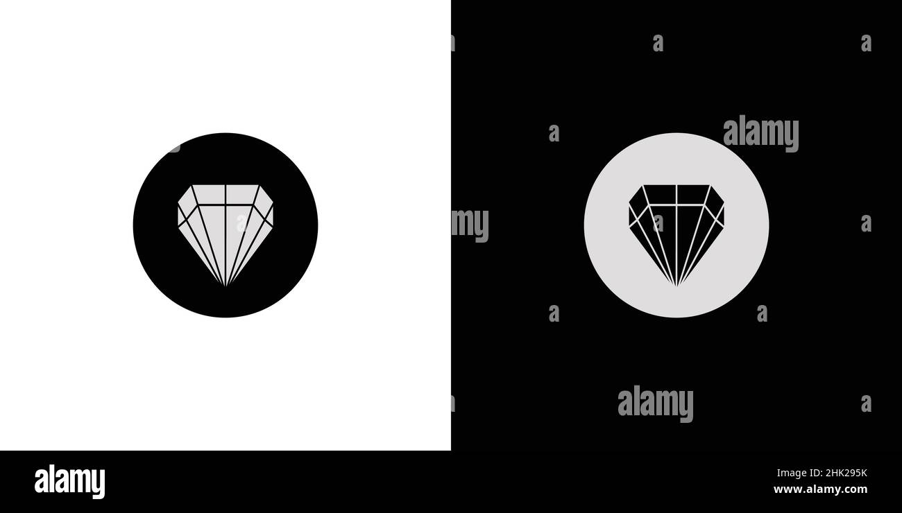 Disegno semplice e moderno a diamante Illustrazione Vettoriale