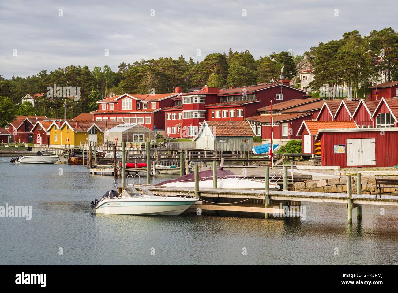 Svezia, Bohuslan, Tjorn Island, Tjorn, Goteborg University Love Center Foto Stock