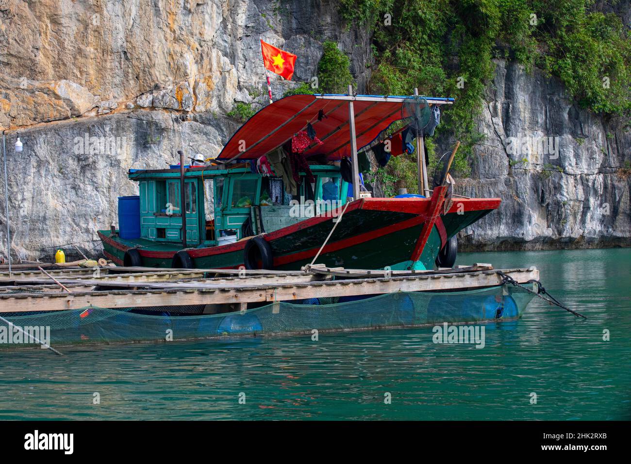 Vietnam. Ha Long Bay. Foto Stock