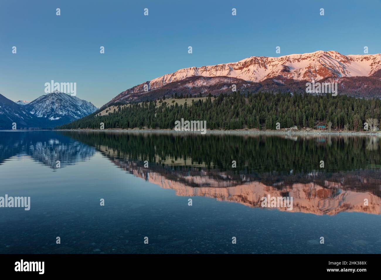 Wallowa Lake a Joseph, Oregon, USA Foto Stock