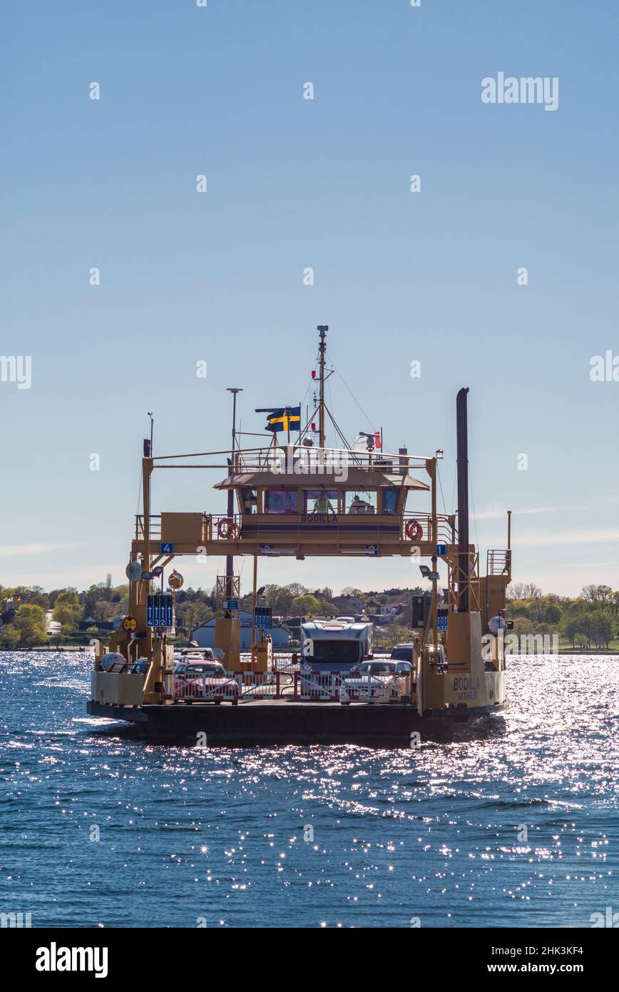 Svezia, Isola Di Faro, Bola, Traghetto Isola Di Gotland-Faro Foto Stock