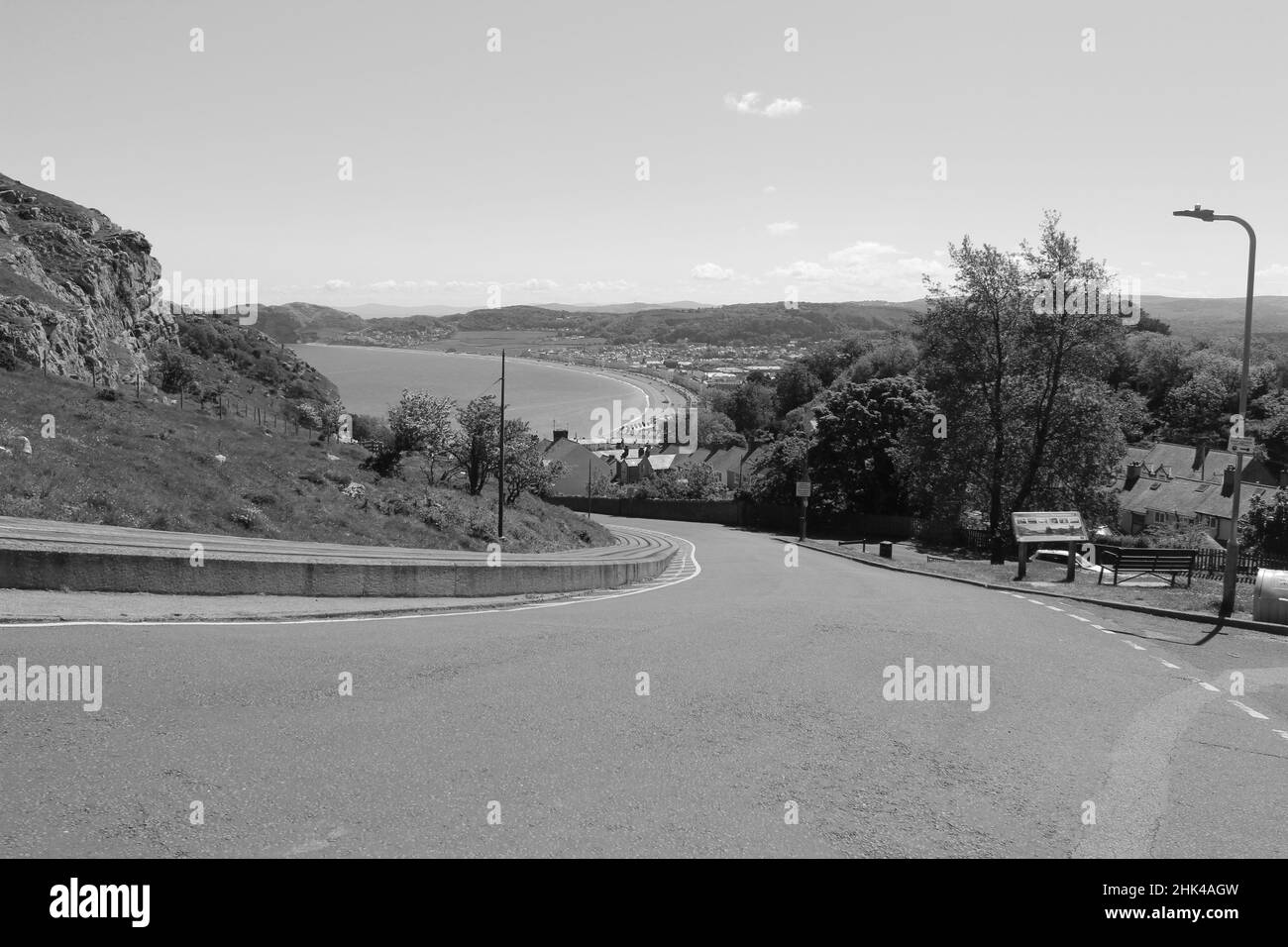 Llandudno è una famosa località balneare sulla costa settentrionale del galles Foto Stock