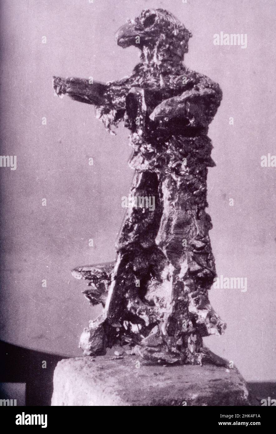 Plomb avec verres de couleur N.3, opera dello scultore francese Germaine Richier, 1952 Foto Stock