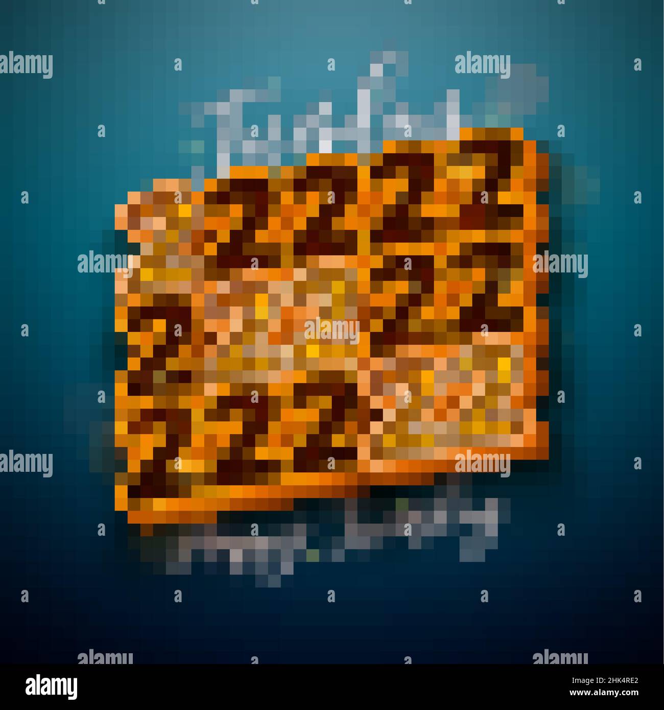 Illustrazione di Twosday felice con la lettera di martedì e 3D 2-22-22 numero su sfondo blu di YDark. Vector 22 Febbraio 2022 Special Day Theme Design for Illustrazione Vettoriale